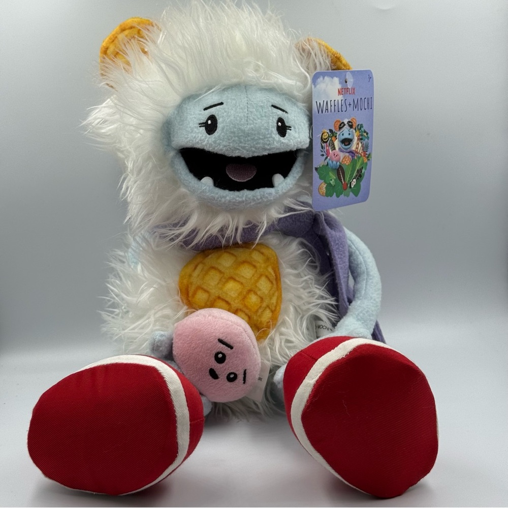 New Netflix Series Waffles and Mochi 16” Plush
